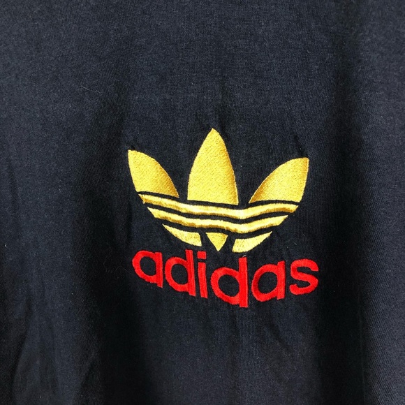 Vintage Adidas Style T shirt Trefoil 90s - Picture 2 of 5